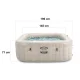 Intex 28472 Inflatable Hot Tub SPA with Hydromassage, 6-Person, 239 x 71 cm