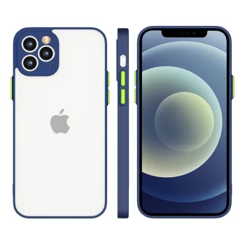 Milky Case Silicone Flexible Translucent Case for Xiaomi Redmi 9T, Navy Blue