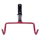 Maclean MC-430 Wall-Mounted Bike Rack, Steel, 30kg, Black/Red