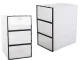 Modular Shoe Organizer Box with Transparent Flap