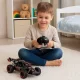 Nuotoliniu būdu valdomas visureigis RC 1:18 galiniai varomi ratai 3.7V 500mAh