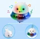 Floating Whale Bath Toy Fountain with Lights and Music