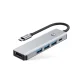 Tech-Protect HB01 5-in-1 USB-C Hub Adapter HDMI 4K 60Hz PD 100W USB 3.0 - Gray