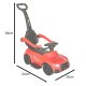 Step Car with Push Parent Handle Kids Ride On Toy Vehicle with Sound and Light, Red