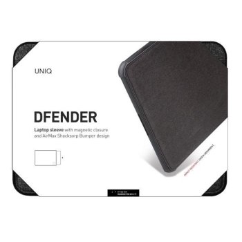 Uniq Etui Dfender Case Sleeve Cover for Laptop MacBook 16'', Black
