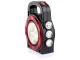 Portable Solar LED Flashlight with Power Bank HB-6678C, Red