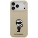Karl Lagerfeld Silicone MagSafe Case for iPhone 17 Pro Max, Brown