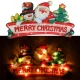 LED Hanging Christmas Window Decoration Merry Christmas XXL 45cm