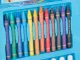 Art Drawing Set in a Suitcase, 68 Pieces, Blue