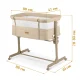 Nukido NK-243 Folding Travel Cot - Co-sleeper with Mattress