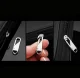 Zipper Pull Replacement Tab Slider Repair Kit, Silver