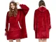 Warm Oversize Blanket Hoodie XXL with Hood, Burgundy