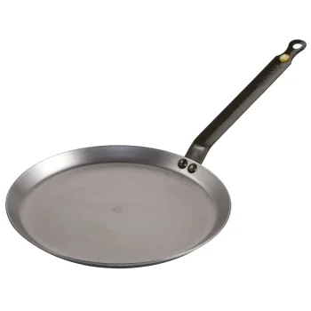 De Buyer Mineral B Element Iron Crepe Pan, 24 cm