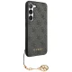 Guess Samsung Galaxy S24 Case 4G Charms Collection, Black