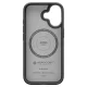 Spigen Enzo Aramid \"T\" MagSafe Phone Case Cover iPhone 17 - black and silver