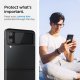 Samsung Galaxy Z Flip 3 5G Spigen Hinge Film + Full Camera Tempered Glass 2 pcs., Black | Locījuma Plēve + Pilns...