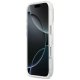 Guess IML 4G Script Metal Phone Case Cover iPhone 17 Pro - White