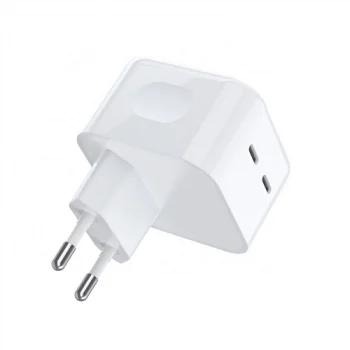 Choetech 35W Dual USB-C Wall Charger, PD3.0 & QC3.0, White