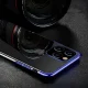 Clear TPU Case for Xiaomi Redmi Note 11S / Note 11 with Metallic Red Frame