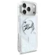 Karl Lagerfeld Liquid Glitter Karl Script Logo MagSafe Phone Case Cover iPhone 17 Pro Max - Clear