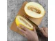 Set Of 4 Wooden Bamboo Cutting Chopping Boards with Stand