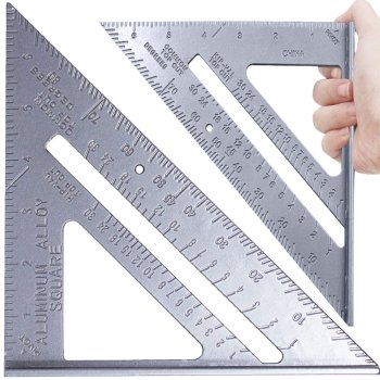 Aluminum Carpenter's Speed Square 180mm Triangle Ruler