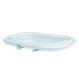 ECOTOYS Foldable Baby Bathtub with Temperature Sensing Drain, Grey