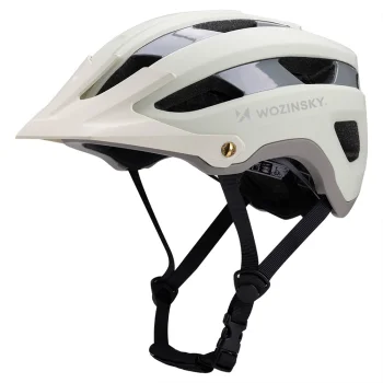 Wozinsky MTB Bicycle Helmet with Removable Visor, L (57-62 cm), Pastel Green