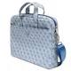 Guess Saffiano 4G Triangle Logo bag a 16'' laptop - blue