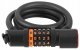 Combination Bike Lock Cable with LED Safety Light 1.1 m