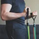 4FIZJO Exercise Resistance Bands with Handles Set of 5 Elastic Fitness Rubber Bands