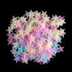 Glow-in-the-Dark Fluorescent Stars, 100 Pcs, Mixed Colors