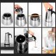 Moka Pot Espresso Coffee Maker 300ml, Silver