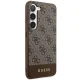 Guess Samsung Galaxy S24 Plus Case 4G Stripe Collection, Brown
