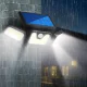 3-in-1 LED Solar Wall Light with Motion and Twilight Sensor