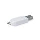 Forever OTG SD and microSD Card Reader USB microUSB, white