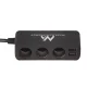 Maclean MCE117 Car Cigarette Lighter Socket Splitter, 3 Sockets, 4x USB, 120W