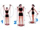 Rotating Twister Board with Resistance Bands and Foot Massage, Orange