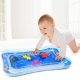 An inflatable children\'s colorful water mat with moving aquatic animals/fishes for babies - 62x45 cm
