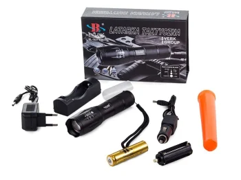 Bailong 1831 CREE XM-L3-U3 LED Tactical Flashlight with Zoom