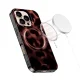 Tech-Protect Lamano MagSafe Case for iPhone 16 Pro Max, Black/Red