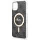 Guess iPhone 11 Case 4G MagSafe, Black