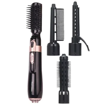 4-in-1 Hair Dryer and Curler Styler Set, 550W