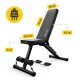 4Fizjo 1504 Adjustable Workout Bench, Black