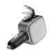 Cuktech CC903P 100W Car Charger with Retractable USB-C Cable Gray