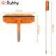 Telescopic Window Cleaner 3-in-1 1.8m Ruhhy, Grey Orange