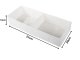 Large Underwear and Sock Drawer Organizer, 2 Compartments