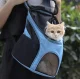 Dog and Cat Transport Backpack, up to 10kg, Blue
