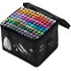 Nukido Dual Tip Alcohol Markers 120-Piece Set with Case NK-913