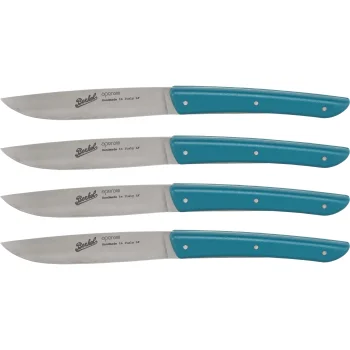 Berkel 4-Piece Steak Knife Set 11 cm, Petrol Blue